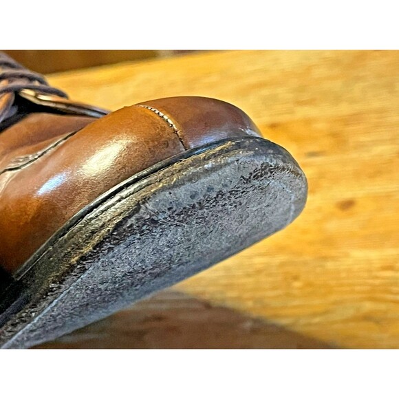 Bottier Saint Germain Men’s Oxford Shoes Vintage Size 7.5 Brown Leather French